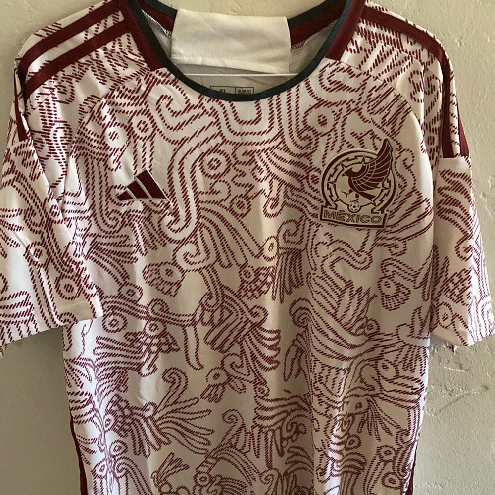 Mexico Away Jersey- Men's size XL from World Cup in 2022 in Qatar.